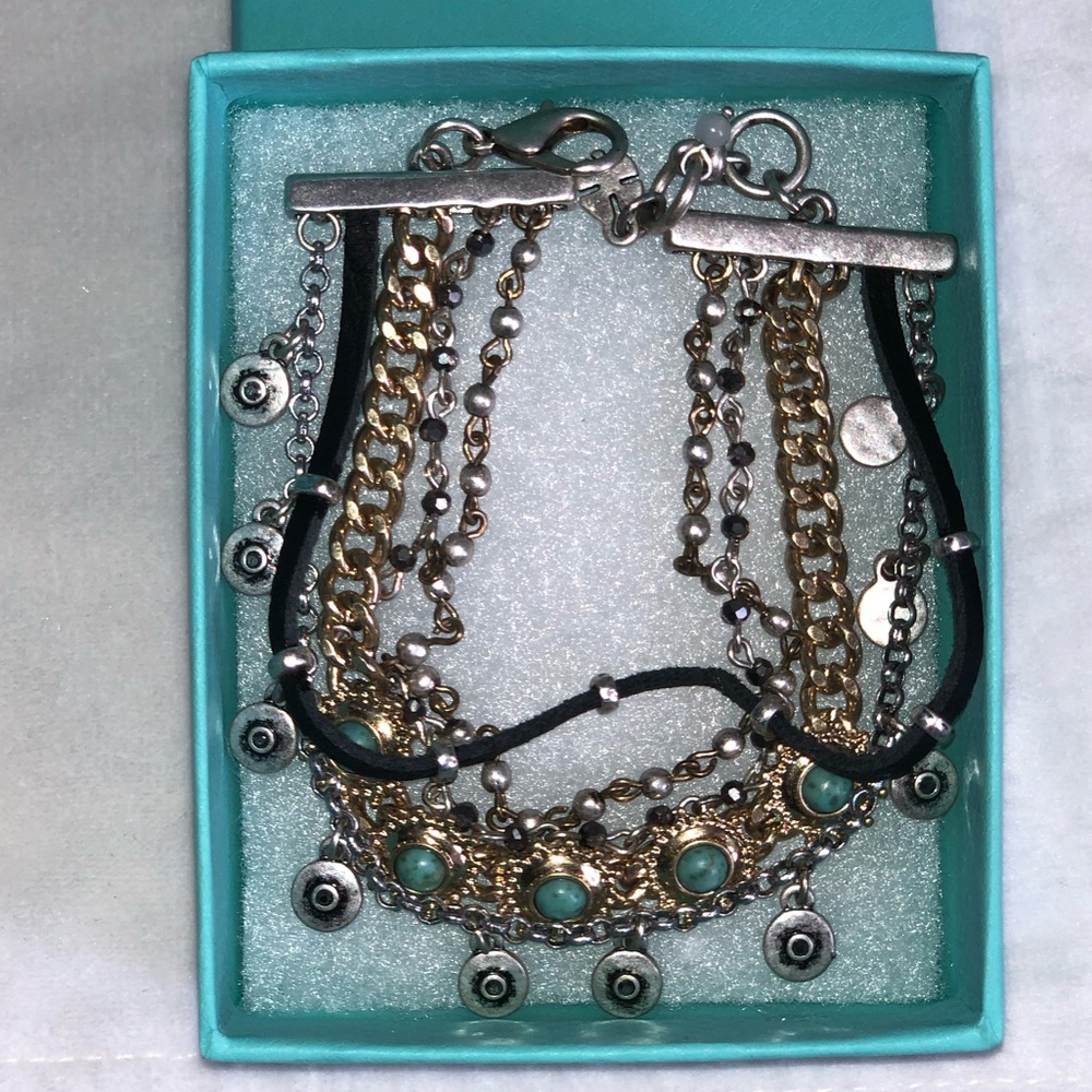 Lucky Brand Blue Stone Bracelet